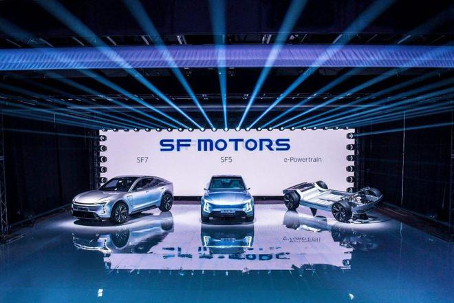 SF MOTORS中文品牌名称发布 首款车型SF5明年上市