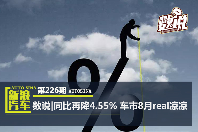 数说|同比再降4.55% 车市8月real“凉凉”