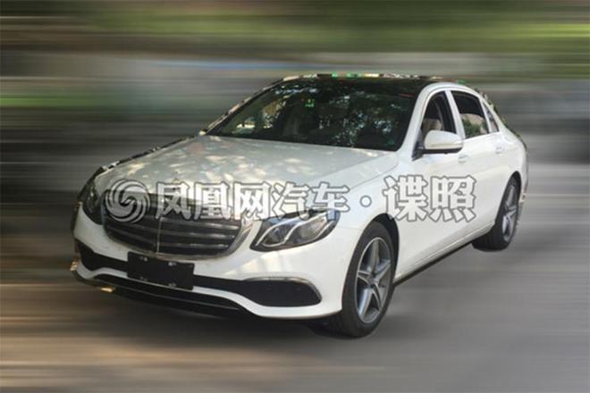 保持燃油车设计 奔驰E400e L谍照曝光