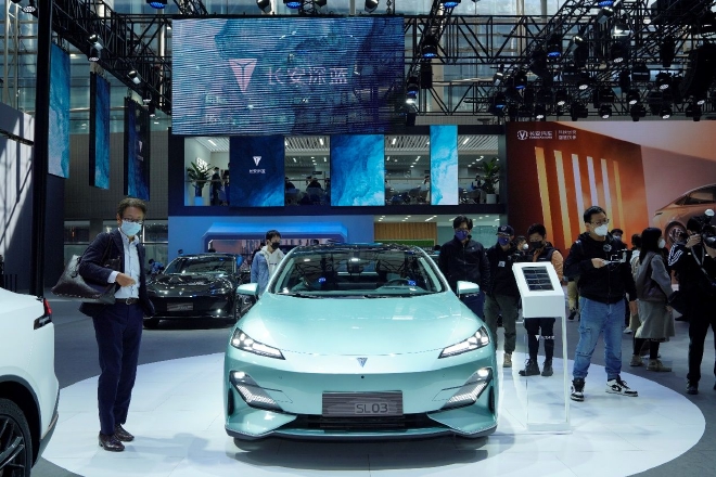 2022广州车展:长安深蓝SL03氢电版亮相