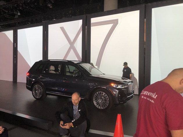 宝马X7实车曝光 将于2018洛杉矶车展全球首发