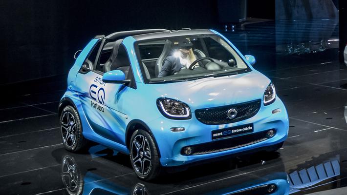 实拍|smart EQ forfour 工况续航里程为155km