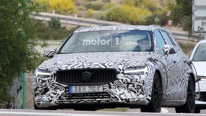 曝沃尔沃全新V60 R谍照 或搭T8混合动力