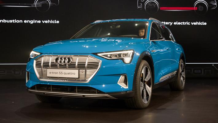 实拍|奥迪e-tron quattro 奥迪首款电动SUV