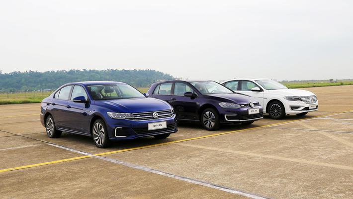 体验优续航短 场地试驾大众国产电动新车