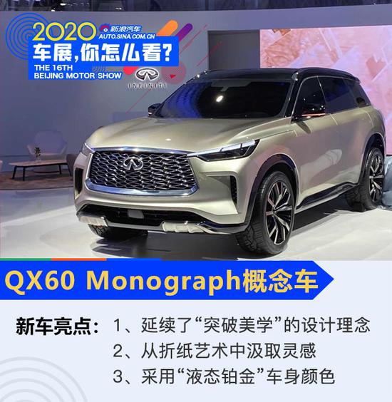 2020北京车展：QX60 Monograph概念车亮相