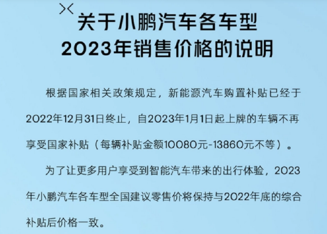 “国补”退场的2023 车企竞争或将更激烈