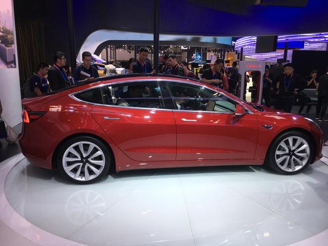 2018北京车展:特斯拉Model 3国内首秀