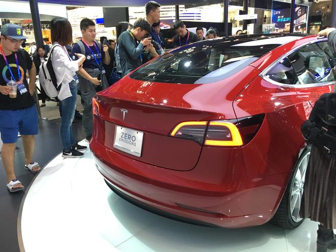 2018北京车展:特斯拉Model 3国内首秀