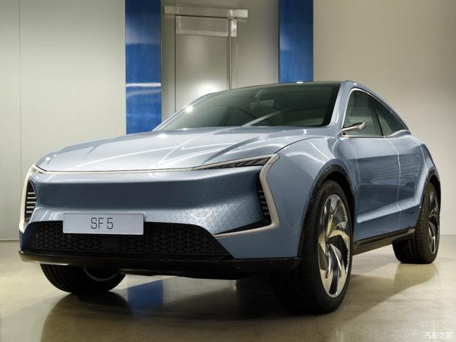 金菓EV SF5混动版谍照 与SF5概念车维持一致设计
