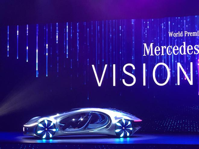 2020CES：奔驰Vision AVTR概念车亮相 设计灵感来自《阿凡达》