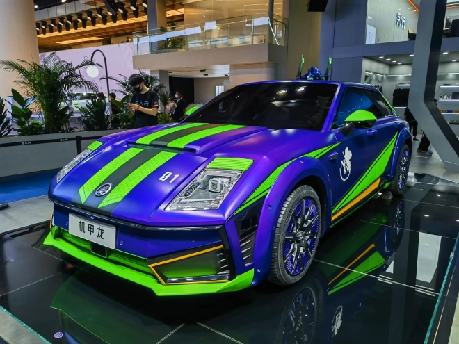 2022成都车展:沙龙机甲龙重装概念版与EVA限定版亮相