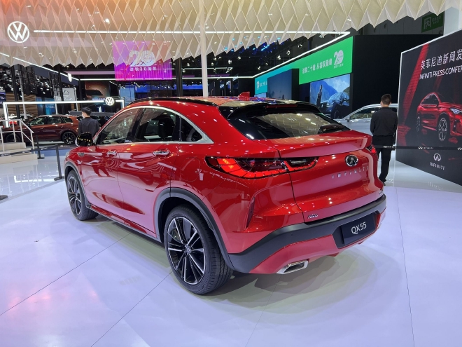2022成都车展:英菲尼迪QX55售38.98万起