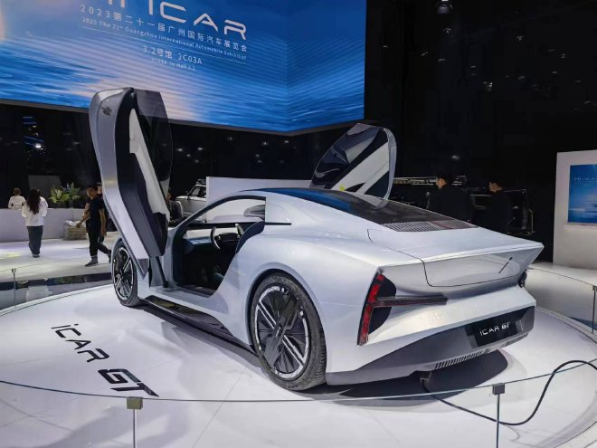 2023广州车展探馆:iCAR 03以及iCAR GT实车