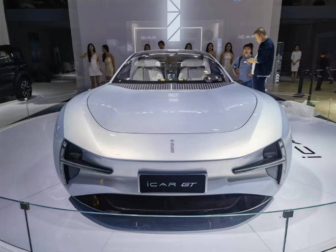 2023广州车展探馆:iCAR 03以及iCAR GT实车