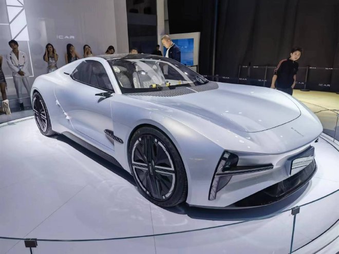 2023广州车展探馆:iCAR 03以及iCAR GT实车