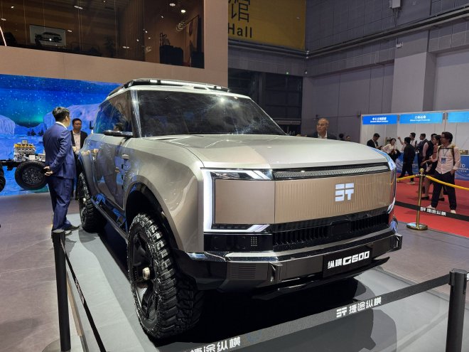 2025上海车展:捷途纵横G600硬派越野