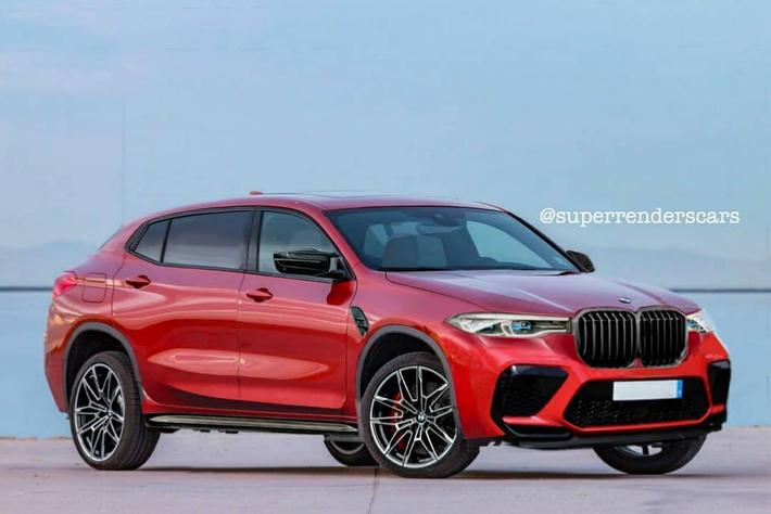 宝马X8 M最新效果图曝光 或搭载750匹马力