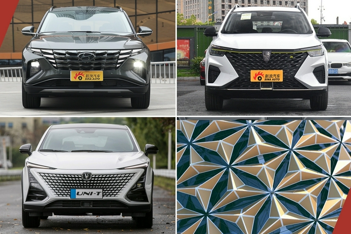 参数化前脸风格谁更靓 第五代途胜L/RX5 PLUS/长安UNI-T