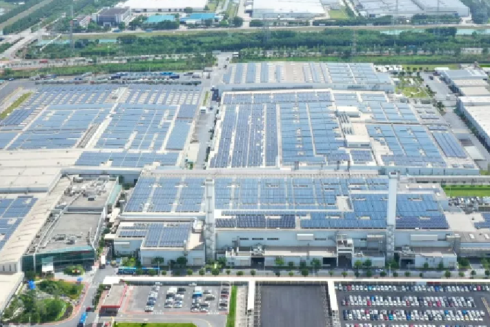 广汽光伏发电年发电量已达6570万度