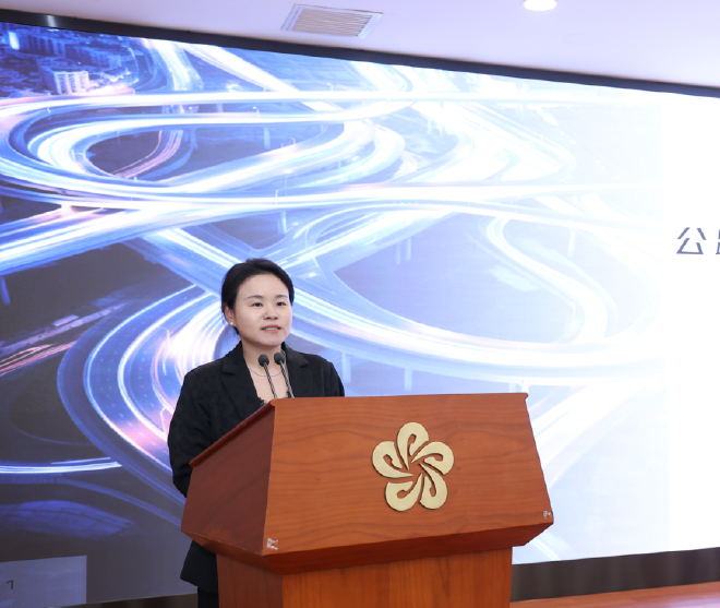 交通运输部路网监测与应急处置中心北京网路智联科技有限公司副总经理谢悦 主题演讲