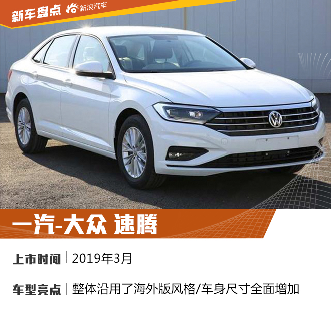 2019即将上市轿车盘点 有没有你中意的“猪宝宝”