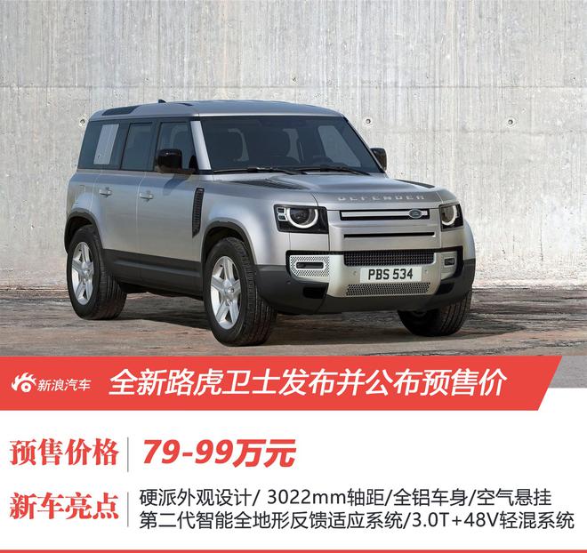 情怀可以当饭吃? 全新一代路虎卫士预售79万元起
