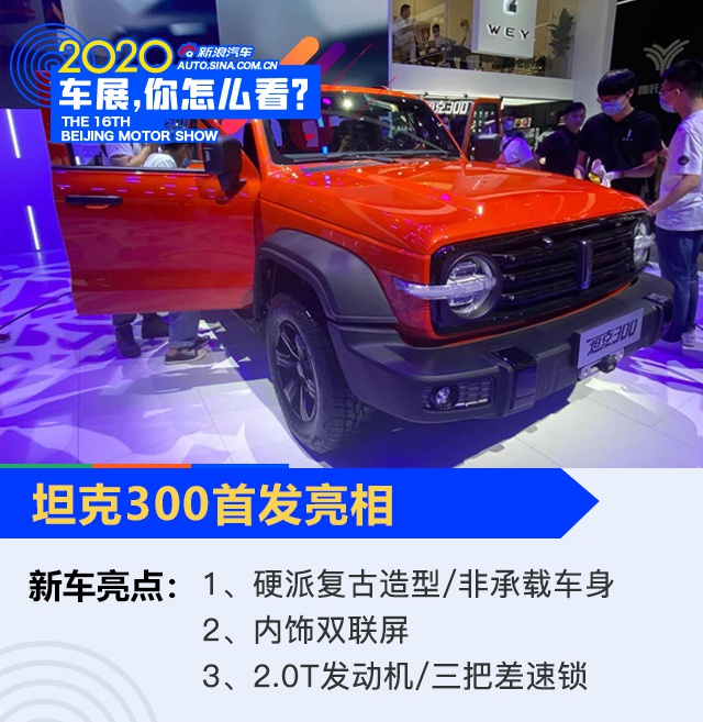 2020北京车展：复古硬派 WEY坦克300首发亮相