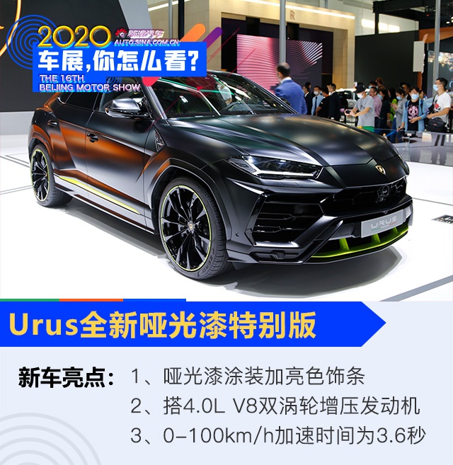 2020北京车展：个性与实力 Urus全新哑光漆特别版全球首秀