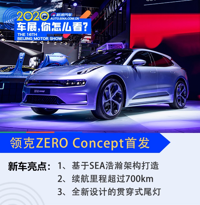 2020北京车展：领克纯电概念车ZERO Concept首发亮相