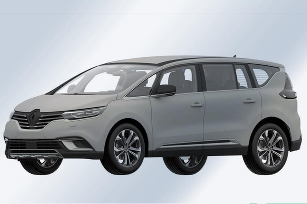 外观小幅调整 曝雷诺新款ESPACE专利图