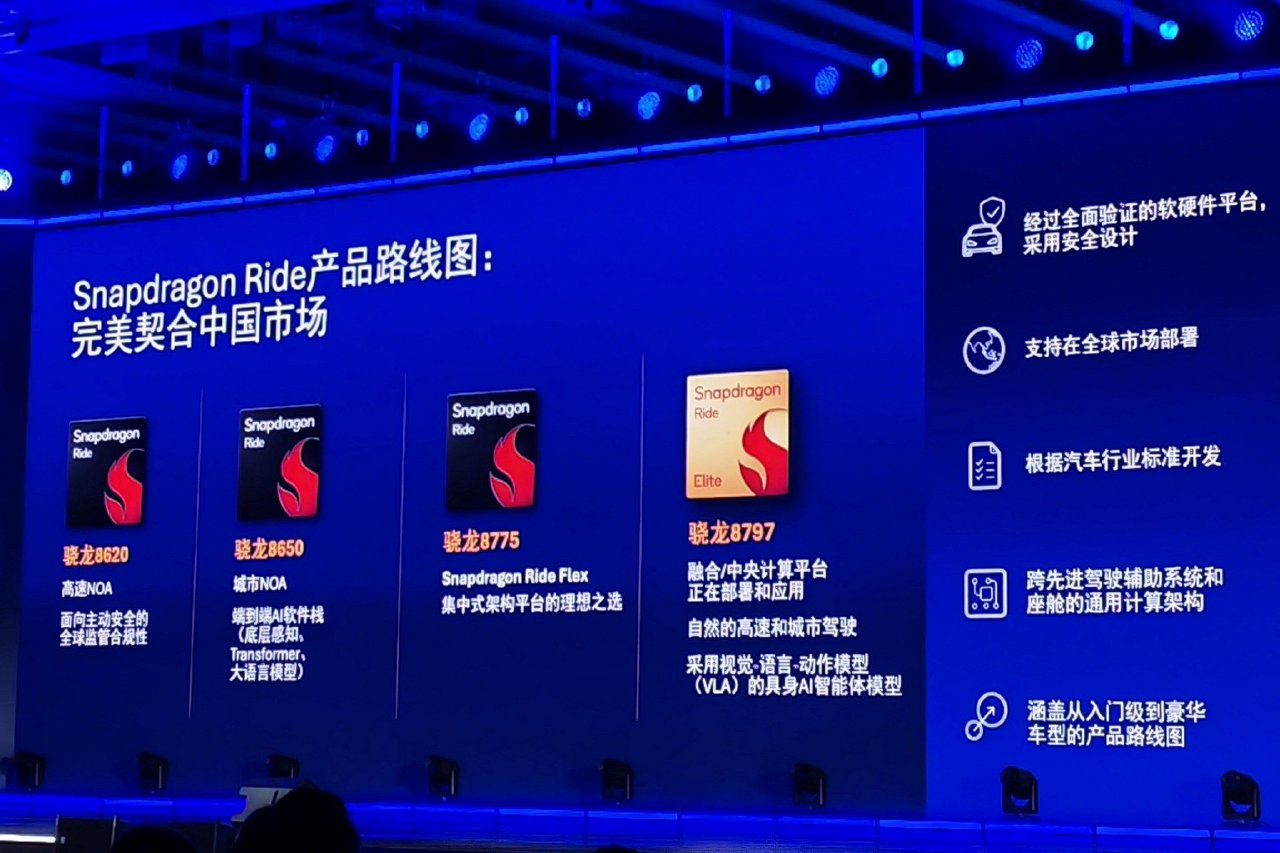 2025高通汽车技术与合作峰会：开启舱驾融合芯片新纪元
