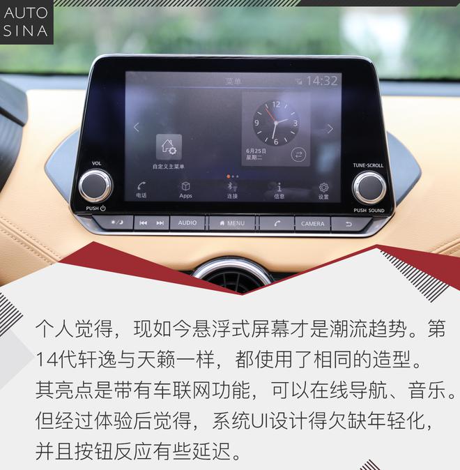 新时代幸福的定逸 试驾第14代日产轩逸