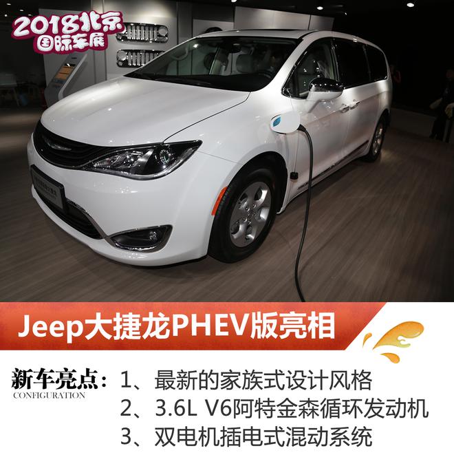 2018北京车展:克莱斯勒全新大捷龙PHEV版亮相