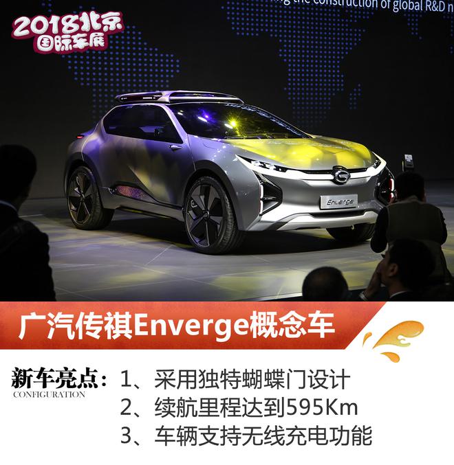 2018北京车展:广汽传祺Enverge亮相