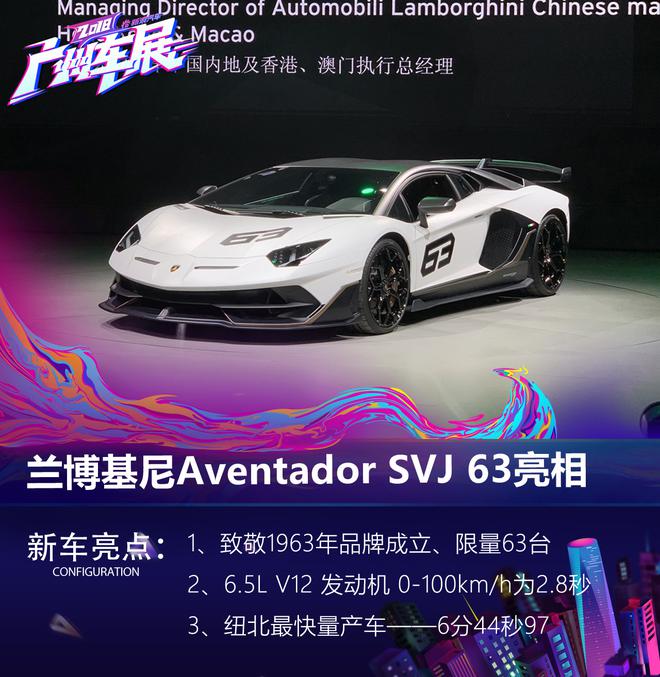 兰博基尼Aventador SVJ 63国内首发限63台