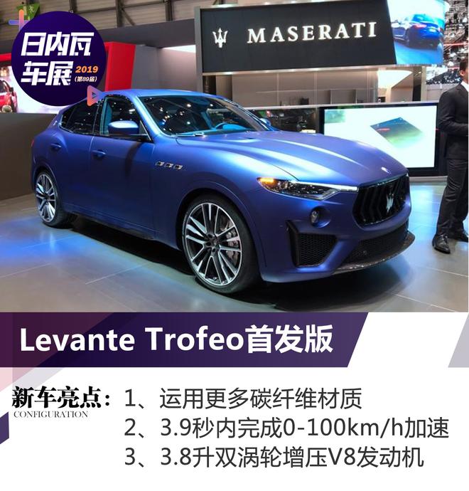 2019日内瓦车展：Levante Trofeo首发版亮相