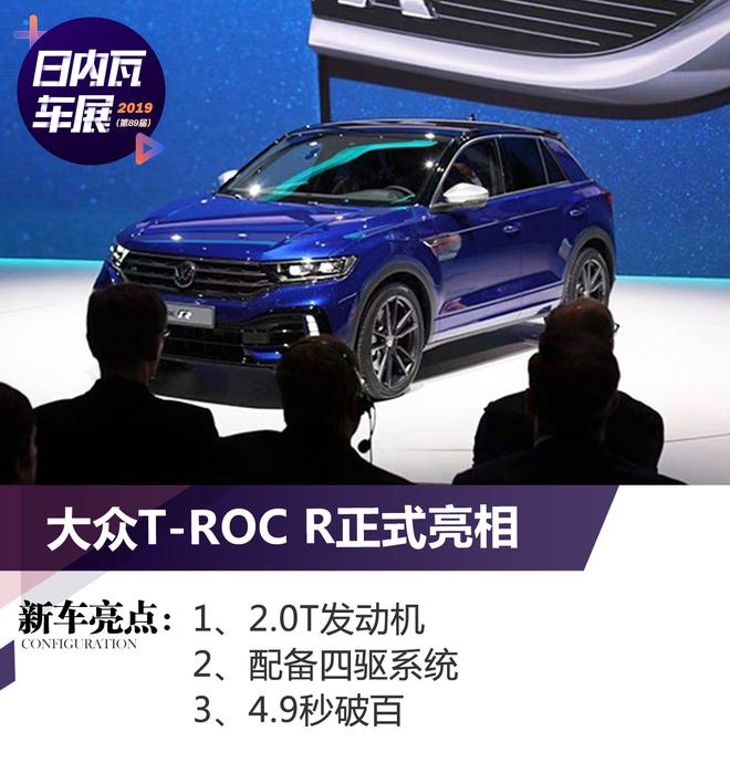 2019日内瓦车展：大众T-ROC R正式发布