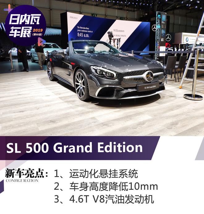 2019日内瓦车展：奔驰SL 500 Grand Edition亮相