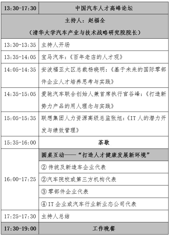 2018中国汽车人才高峰论坛将在杭州召开