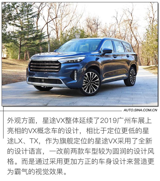 20万的中大型旗舰SUV 实拍解析星途VX