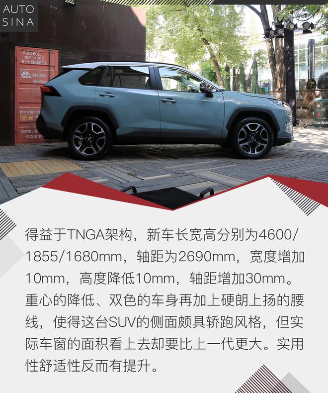 硬朗有型 实拍全新丰田RAV4荣放