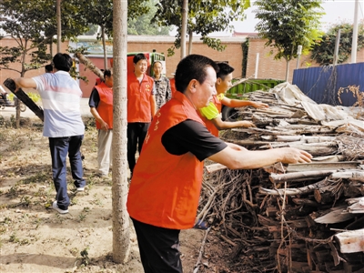 东赵各庄镇牛道口村集体清整行动