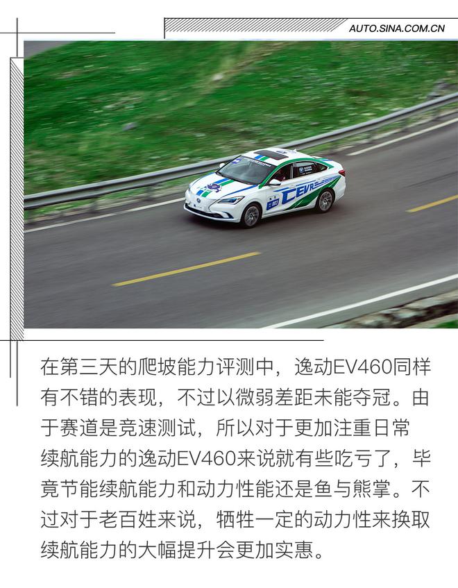 表现亮眼 长安逸动EV460征战环青赛