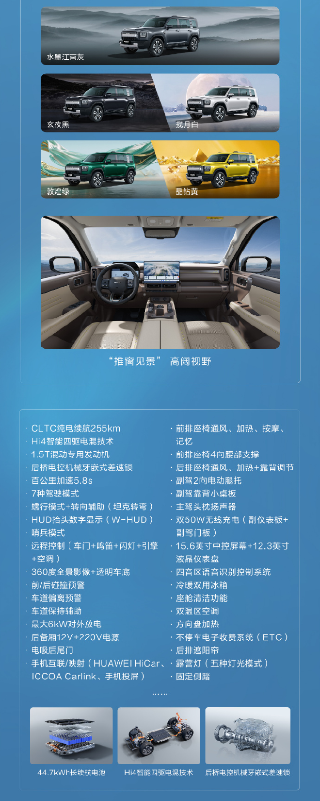 长城猛龙PLUS力魂版与Hi4 255 Ultra同步上市 售价17.78万元起