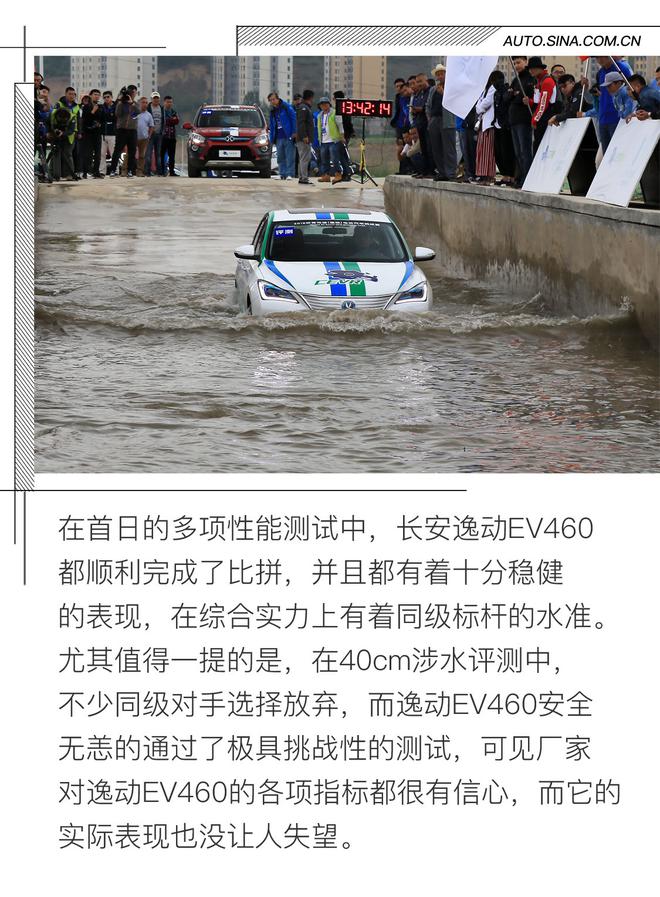 表现亮眼 长安逸动EV460征战环青赛