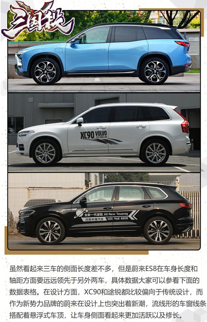 50万起高端油电SUV跨界PK ES8/XC90/途锐