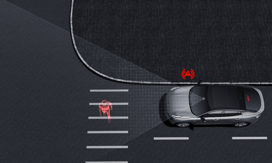 AEB主动式紧急制动升级至可识别行进中行人