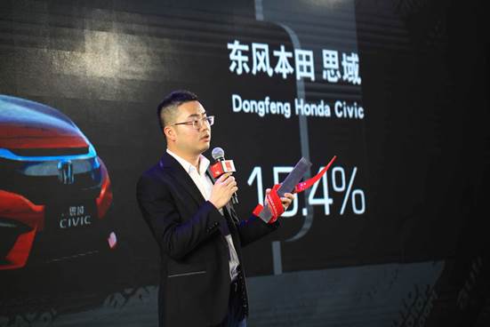 东风本田思域囊获最佳准中级轿车和最佳国产准中级轿车两项大奖