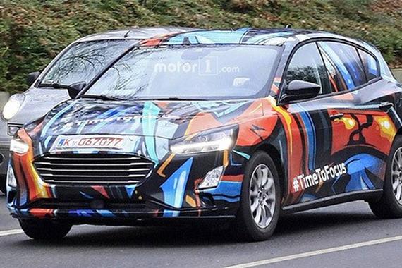 2019款福克斯谍照 或2018年1月亮相